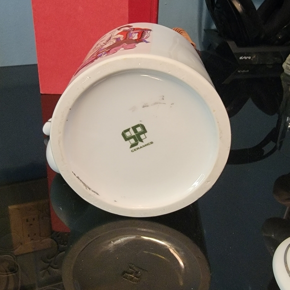 Jurojin, Deer & Geisha Tea Set/ Double Happiness , Cream & Gold Trim - Picture 4 of 4